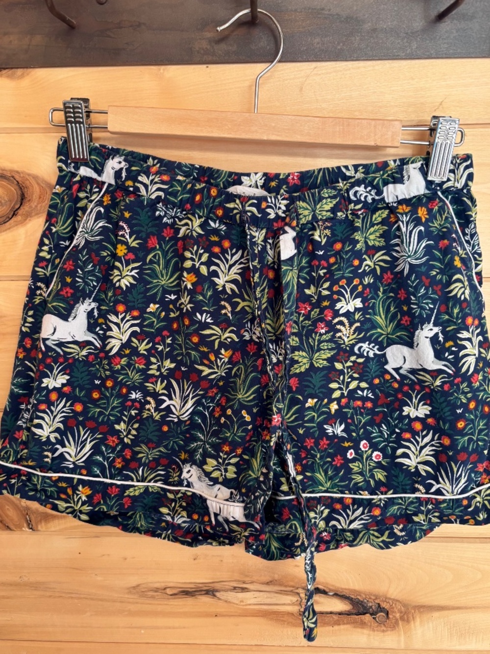 Printfresh Unicorn’s Garden Botanical Short Sleeve/Shorts PJ Set - Picture 5 of 6